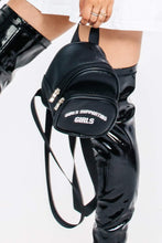 Load image into Gallery viewer, Girls Supporting Girls Black Mini Backpack
