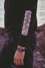 Load image into Gallery viewer, Heard Well x Jordan Doww Exclusive Playlist Black Long Sleeve Shirt
